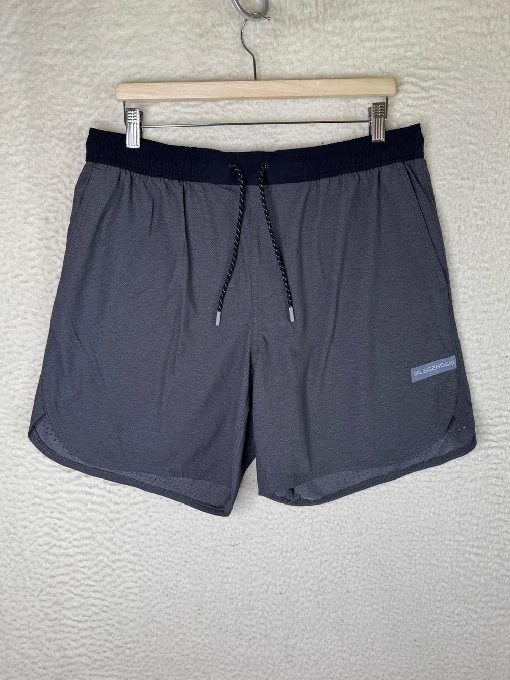 Legends Luka Short Linerless Athletic Shorts Dark Grey Men's Size XL